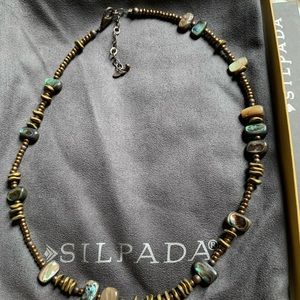 Silpada Bronze & Stone Necklace ~*~
